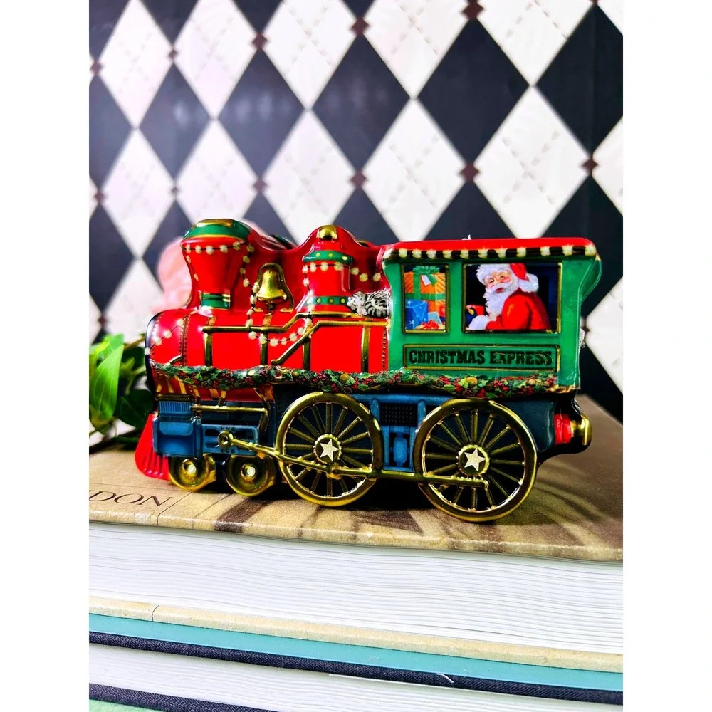 Windel Christmas‎ Express Tin Train Container Santa Holiday Candy or Tea Tin